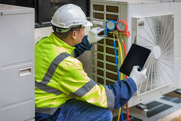 Professional Hvac Maintenance technician working in French Camp, CA